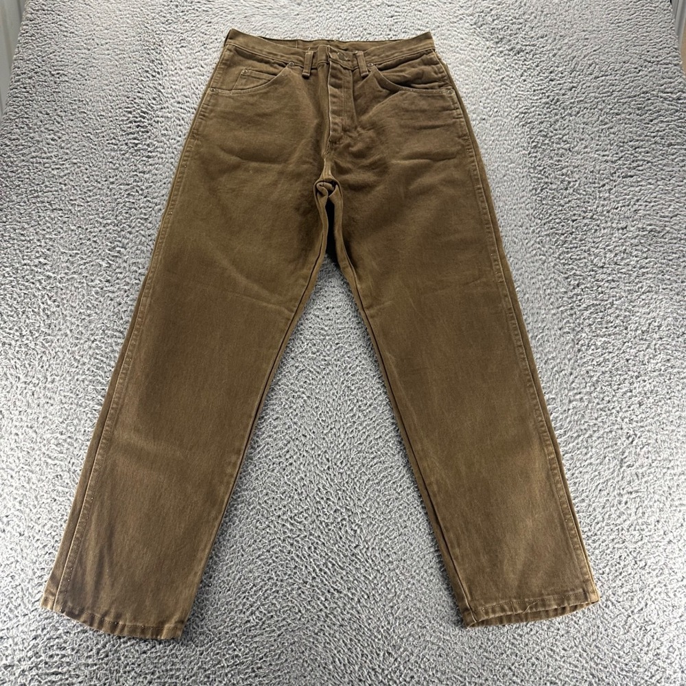 Wrangler Men's Relaxed Fit Jeans in Tan